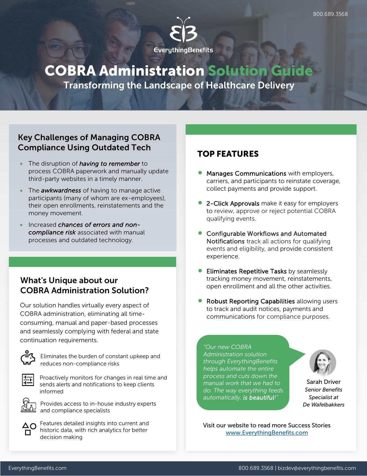 Automate COBRA Administration