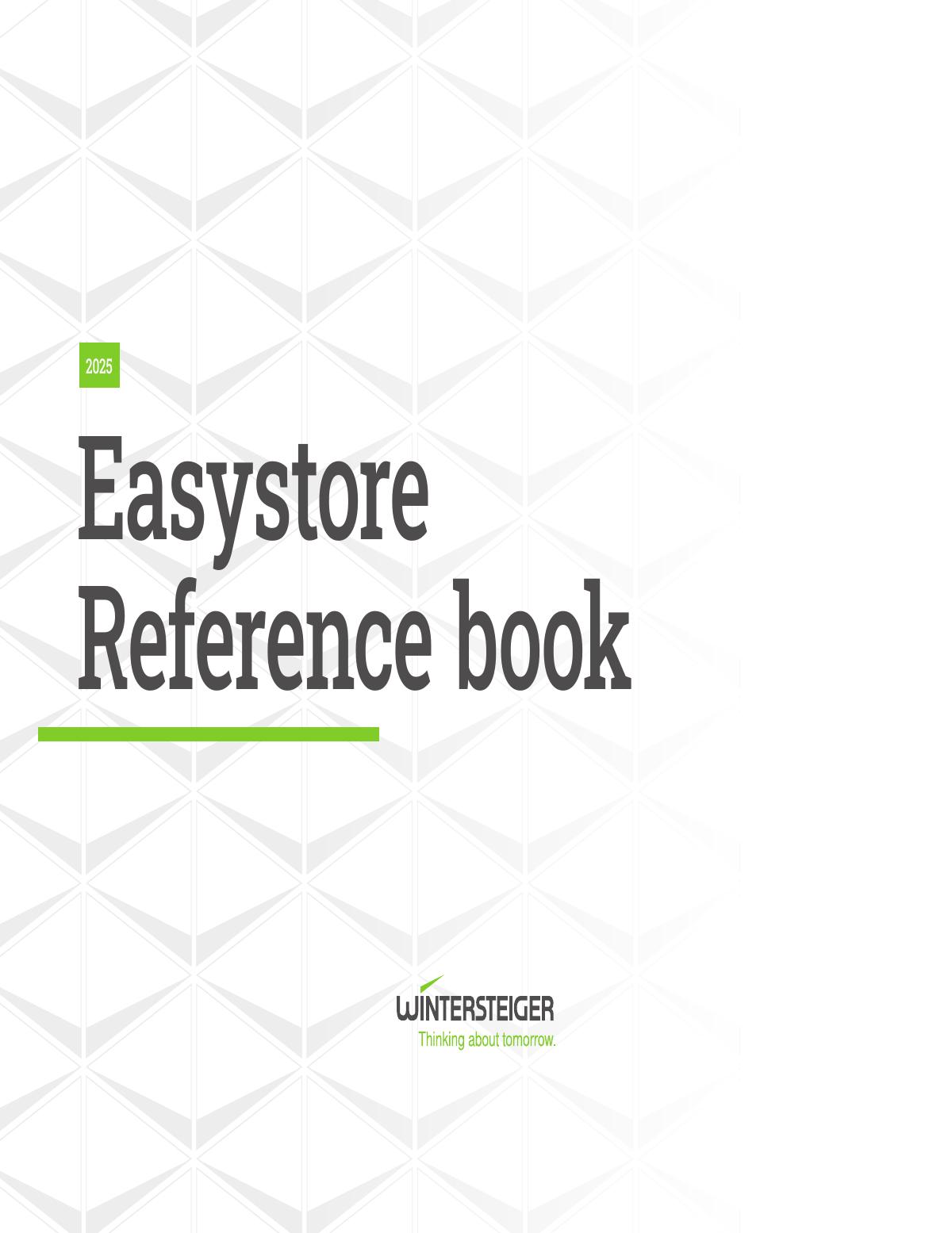 WINTERSTEIGER Easystore Reference Book
