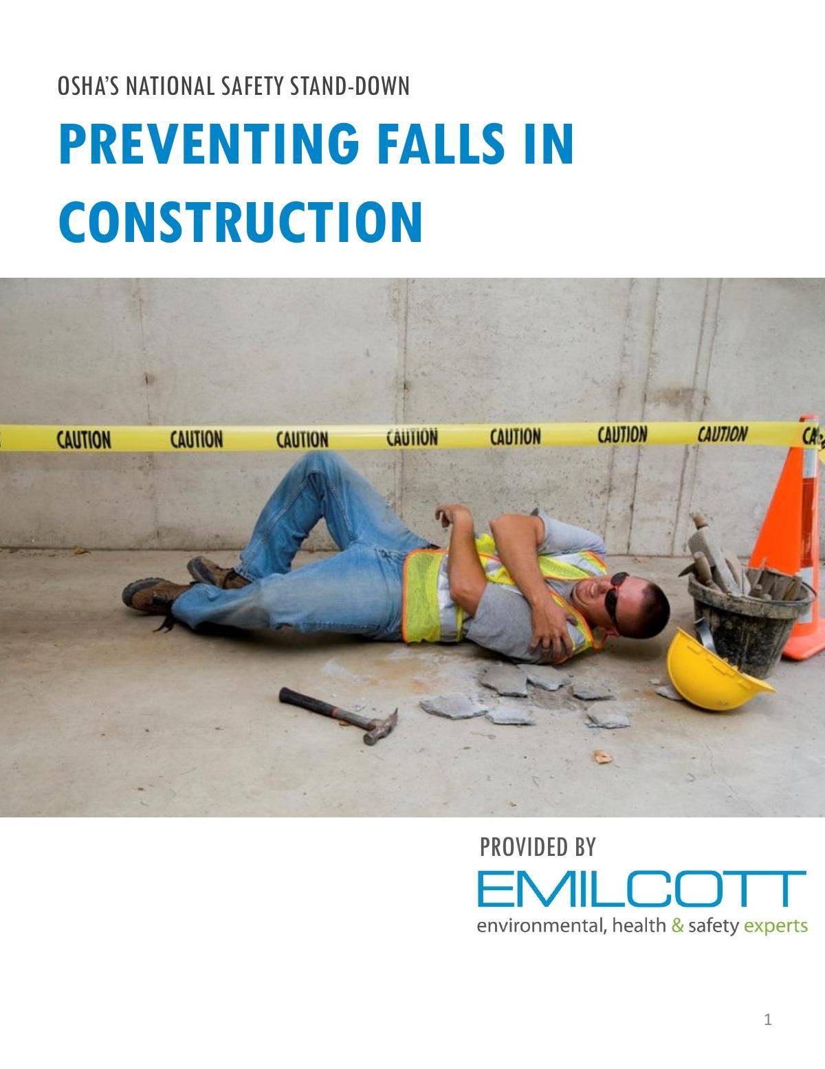 Preventing Falls in Construction 