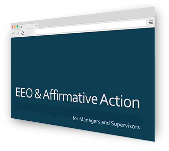 EEO & Affirmative Action Training for Managers and Supervisors