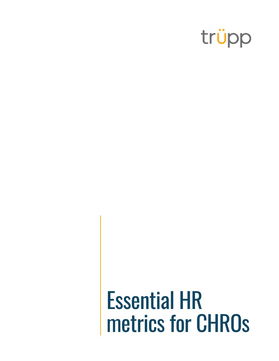 Free essential HR metrics kit