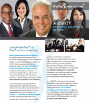 Profile XT® Executive Leadership Report 