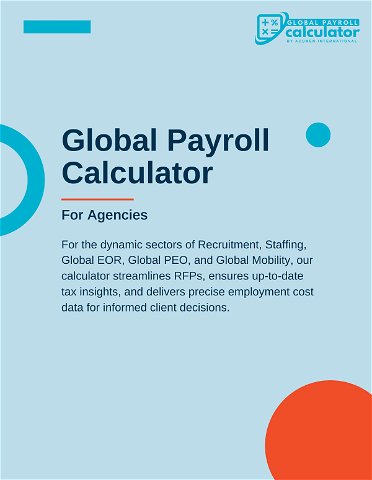 Global Payroll Calculator for Agencies