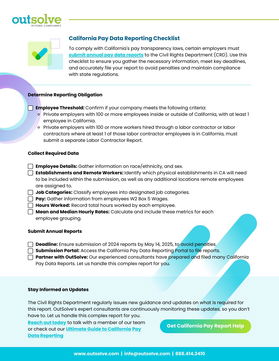 California Pay Data Reporting Checklist