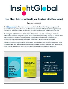 How Many Interviews Should You Conduct with Candidates?