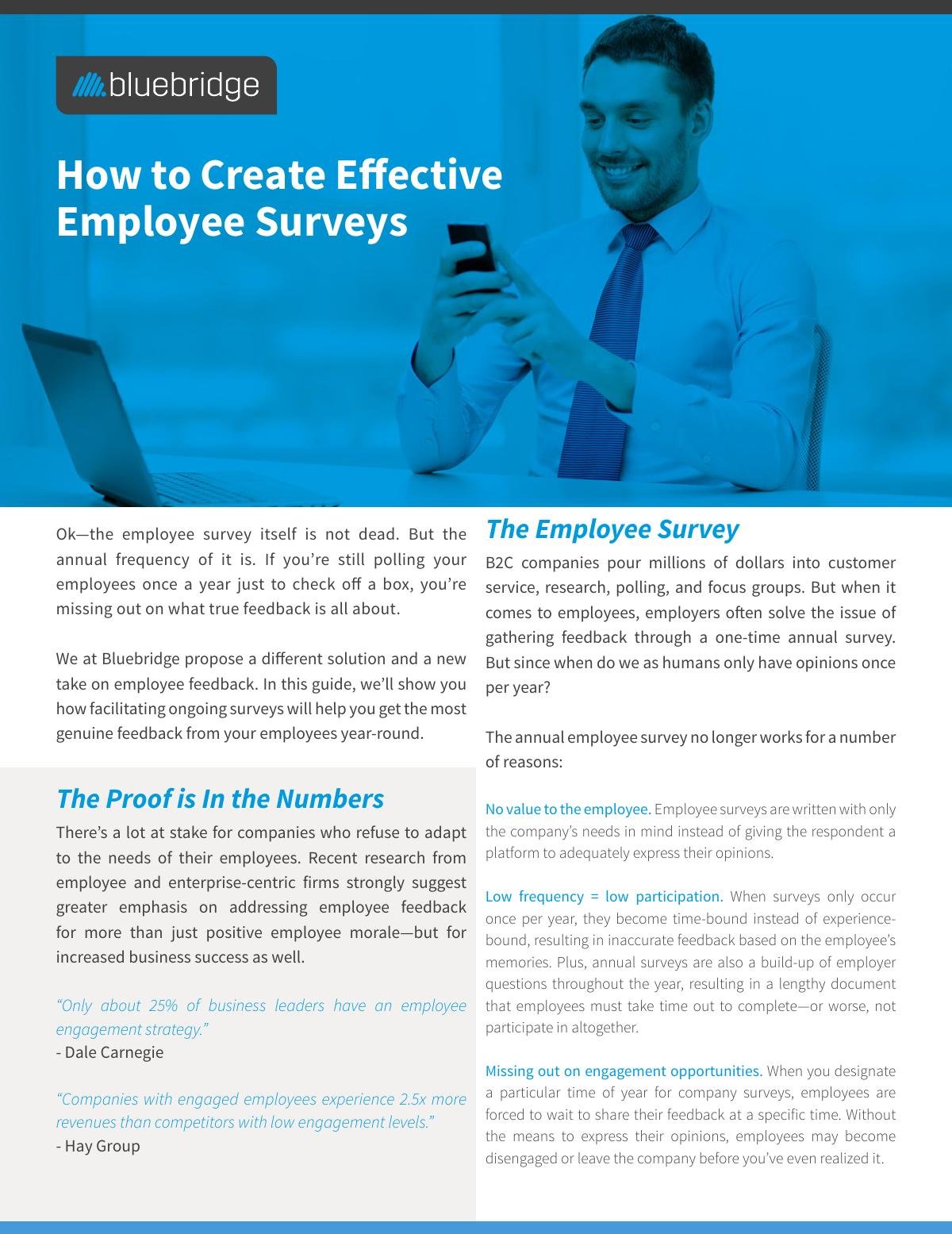 Guide to Effective Employee Surveys