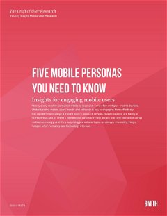 5 Mobile personas you need to know