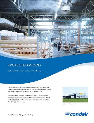 Protect wood with humidity control