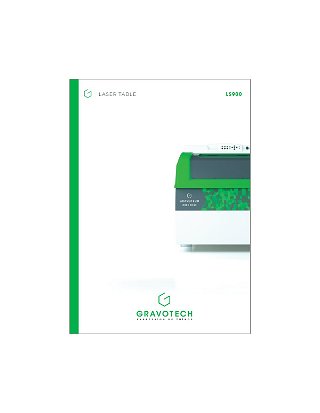 Gravotech LS900 Large Laser Table Engraving and Cutting Machine with Integrated Exhaust