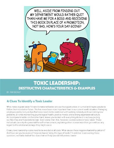Toxic Leadership: Destructive Characteristics & Examples