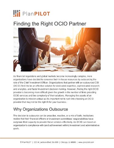 Finding the Right OCIO Partner