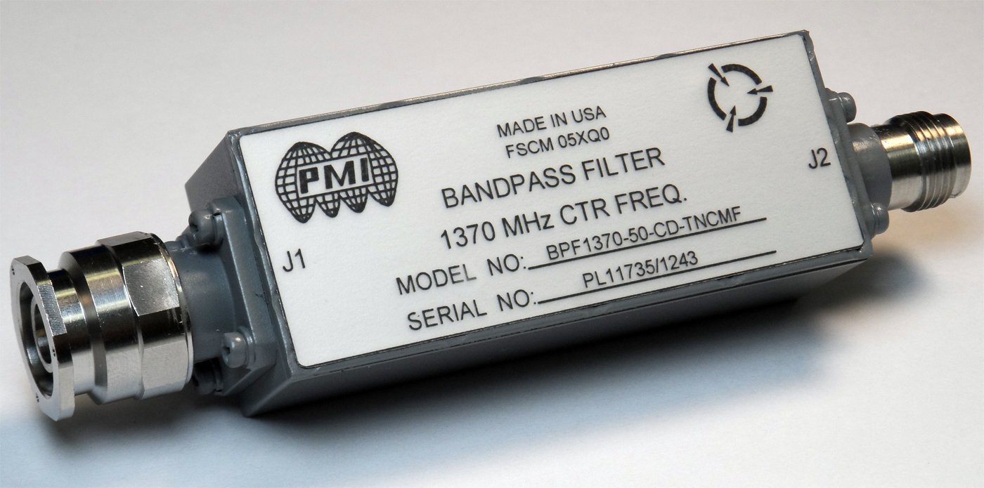 BPF1370-50-CD-TNCMF Bandpass Filter