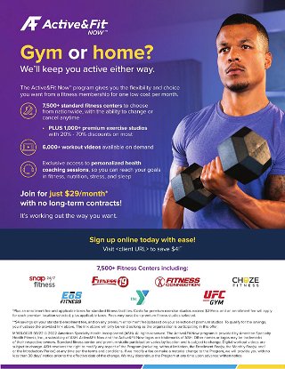 Gym or Home? We'll keep you active either way.