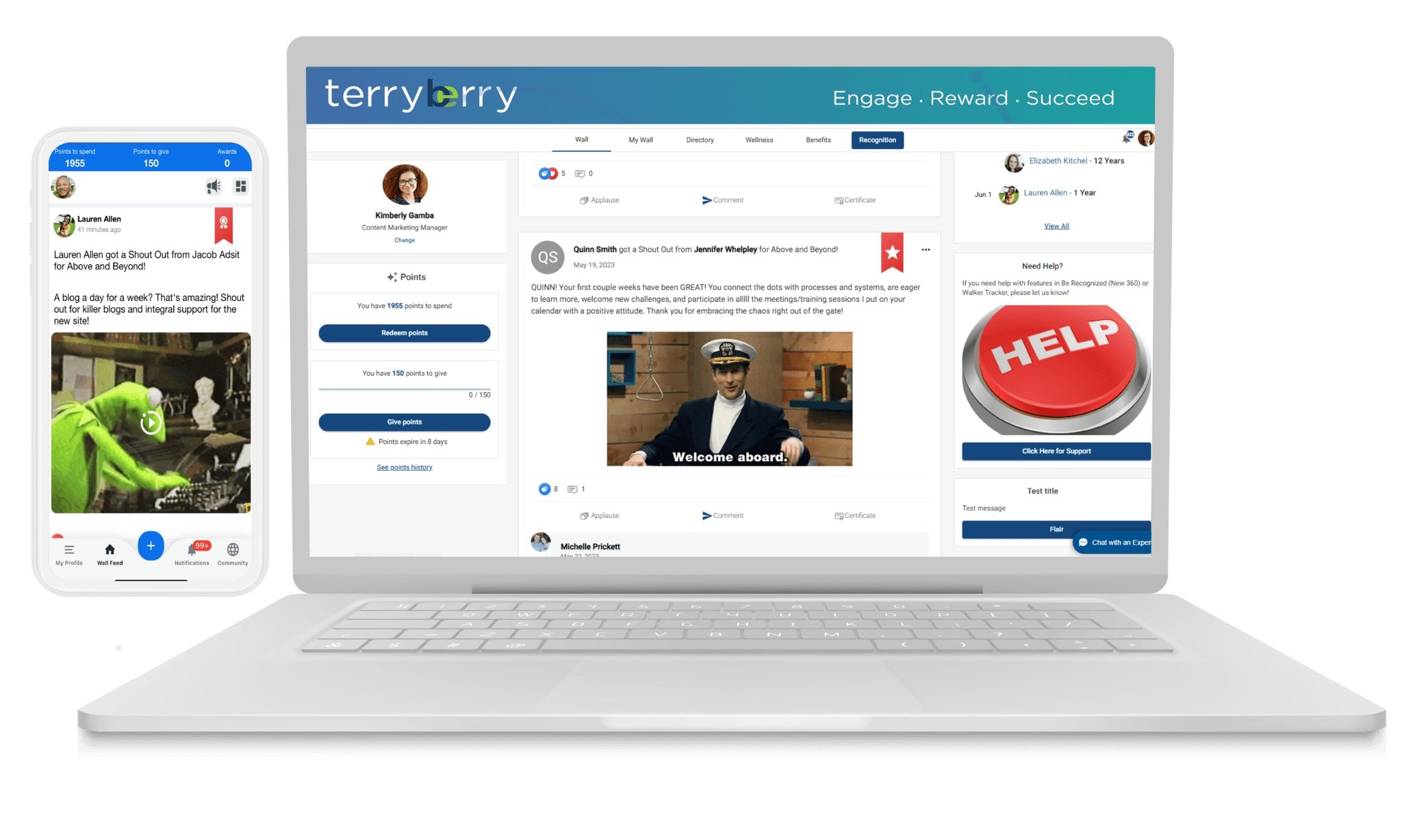 Terryberry’s Employee Recognition Software
