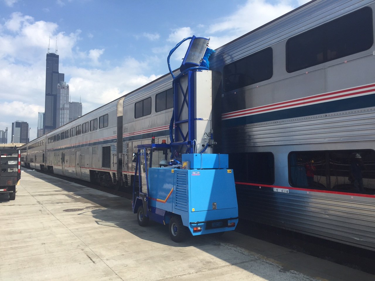 Model SEP900 Train and Railcar Washing Machine 