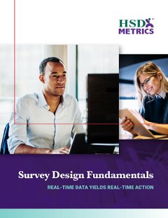 Survey Design Fundamentals: Real-time date yields real-time action.