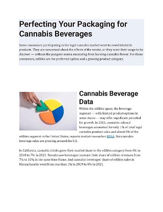 Perfecting Your Packaging for Cannabis Beverages