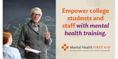 Mental Health First Aid for Higher Education