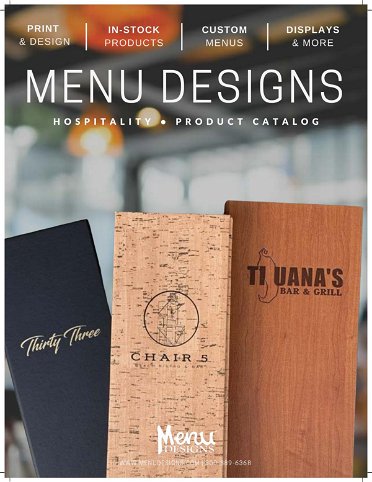 Menu Designs Product Catalog 