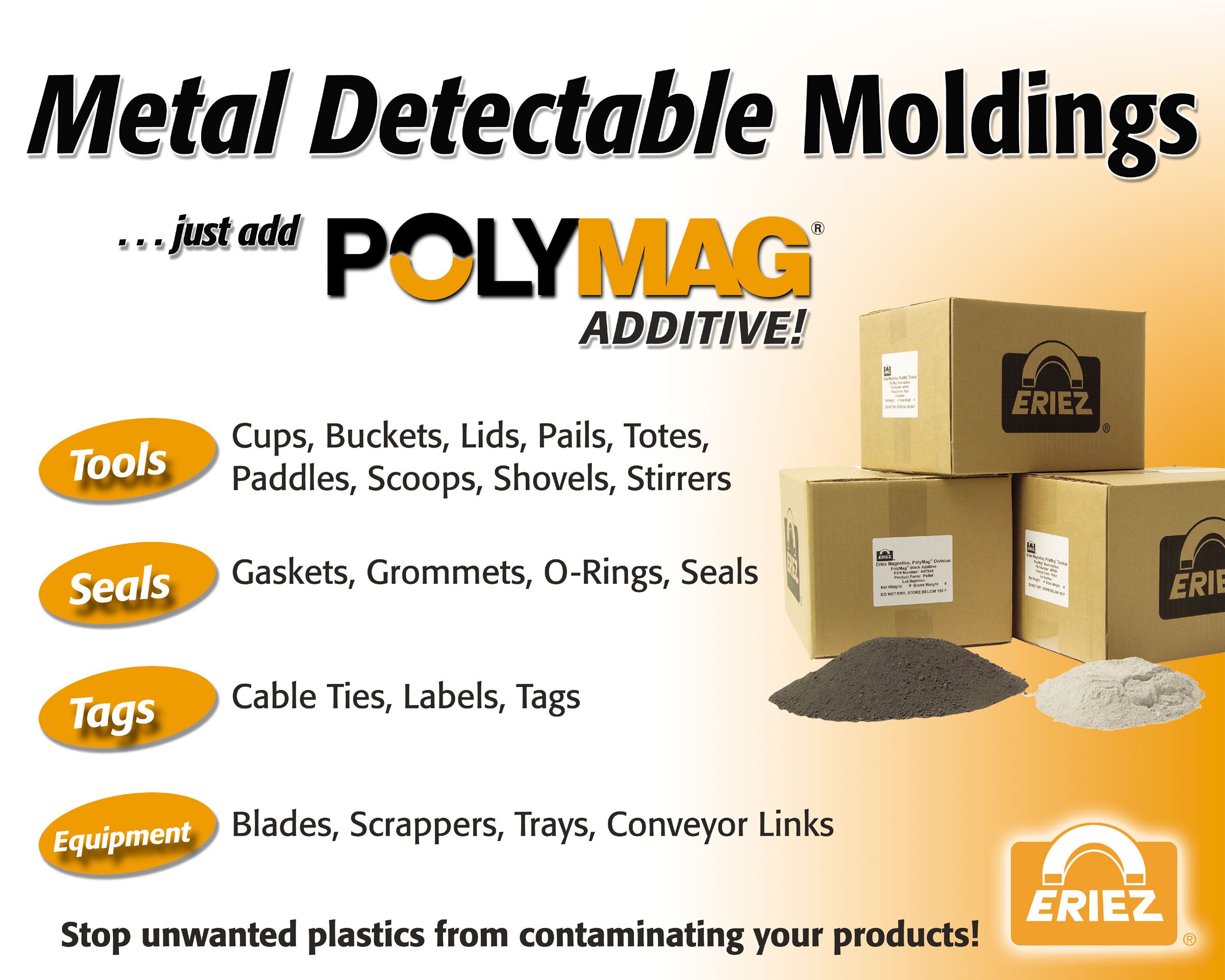 PolyMag® Metal & X-Ray Detectable Additive