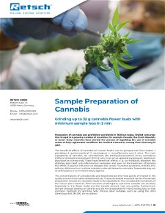 Sample Preparation of Cannabis