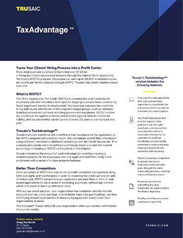 Introducing TaxAdvantage