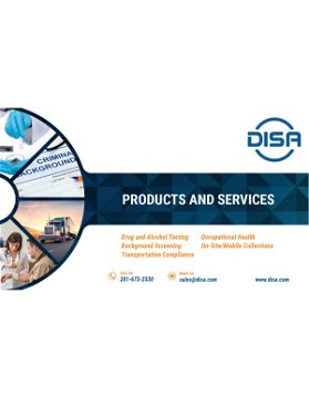 DISA Products and Services Brochure