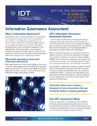 Information Governance - How Will Your Company Stand Up in Court? 