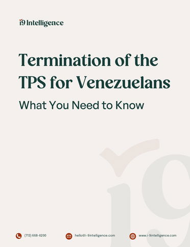 Termination of the TPS for Venezuelans: What You Need to Know