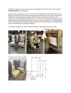 University Library Seating Project Profile
