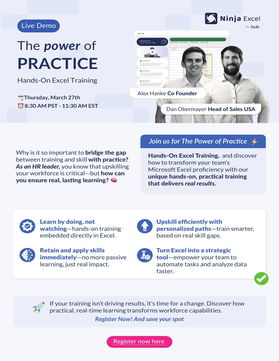 The Power of Practice: Hands-On Excel Training