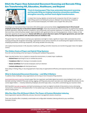 Ditch the Paper: How Automated Document Scanning and Barcode Filing Are Transforming HR, Education, Healthcare, and Beyond