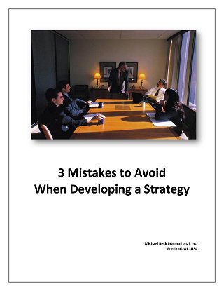 3 Mistakes to Avoid When Developing a Strategy
