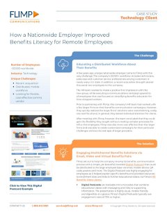 How a Nationwide Employer Improved Benefits Literacy for Remote Employees