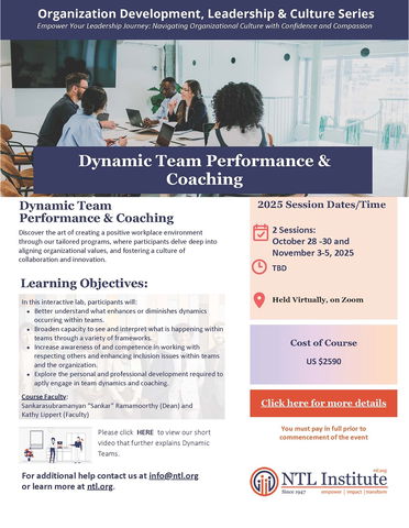 Dynamic Team Performance & Coaching