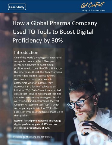 How a Global Pharma Company Used TQ to Boost Digital Proficiency by 30%