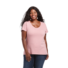 Delta Ringspun Ladies 20/1s Curvy Tee