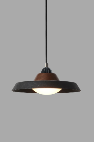 Far Pendant - Textured Black