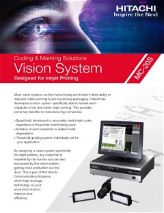 Hitachi MS-20 Vision System