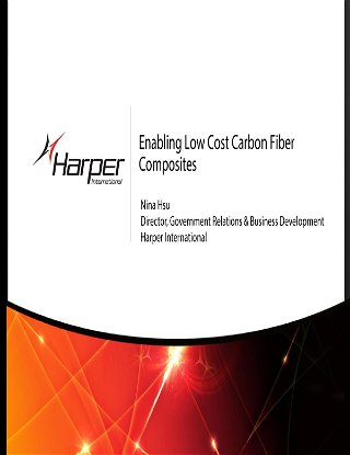 Enabling Low Cost Carbon Fiber Composites