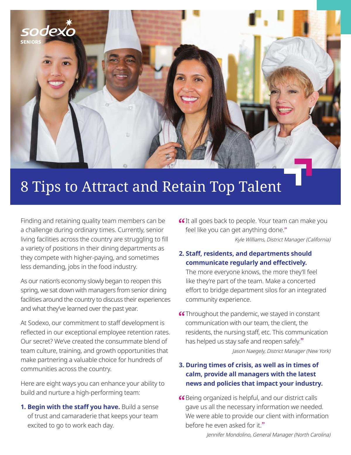 8 Tips to Attract and Retain Top Talent