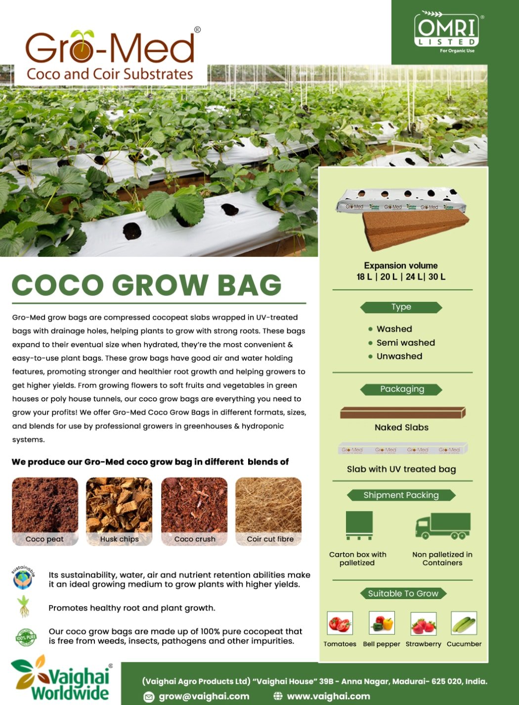 Gro-Med Coco Grow Bags