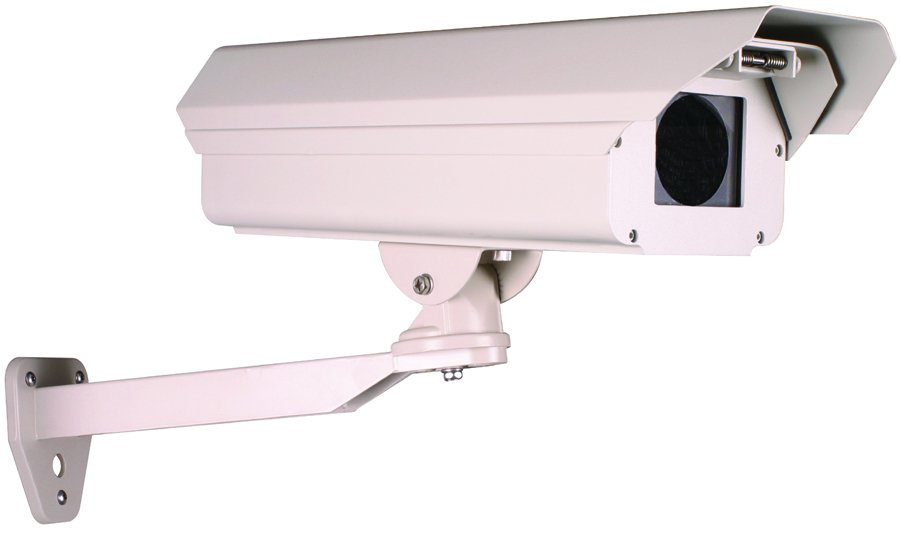 CCTV Housing - Aluminum with heater, blower, sunshield and mounting bracket