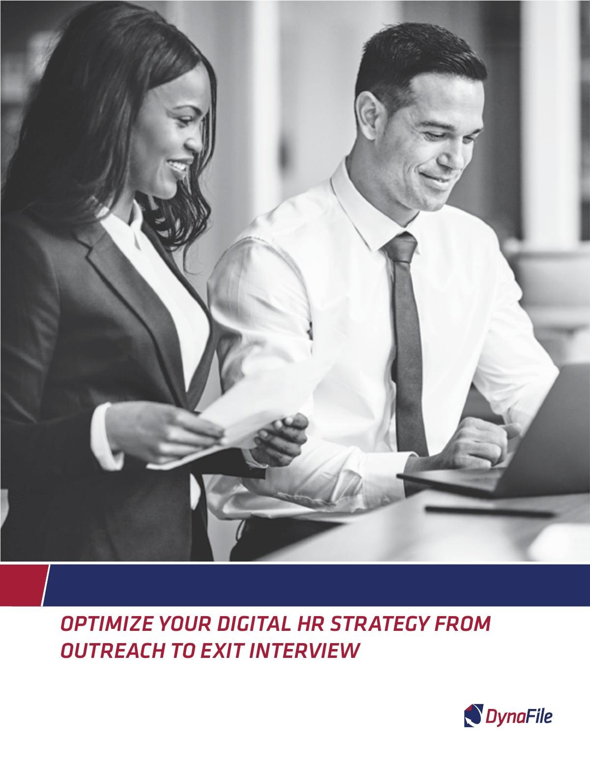 OPTIMIZE YOUR DIGITAL HR STRATEGY FROM  OUTREACH TO EXIT INTERVIEW