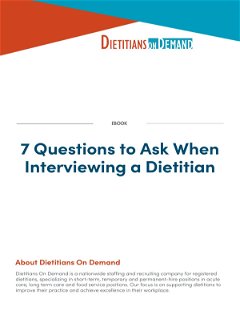 7 Questions to Ask When Interviewing a Dietitian | eBook
