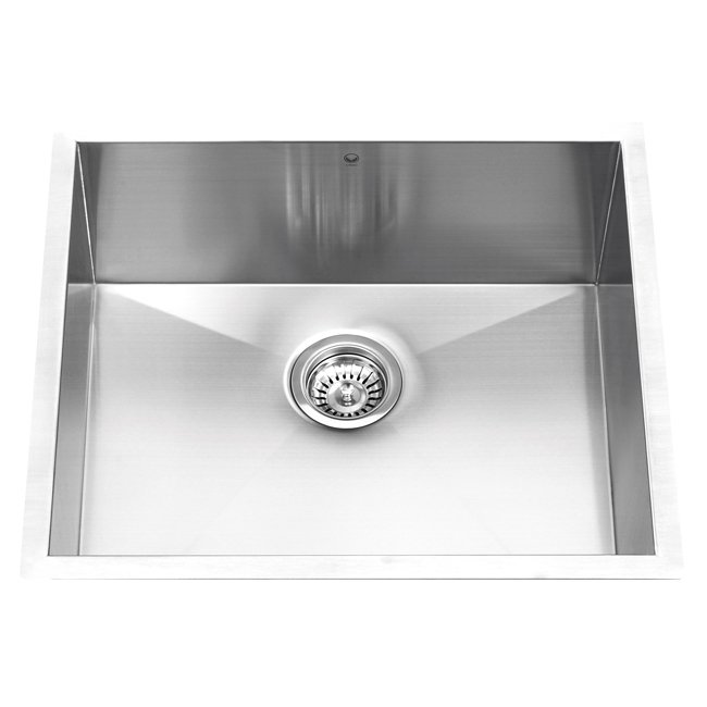 23-inch Undermount Stainless Steel 16 Gauge Single Bowl Kitchen Sink