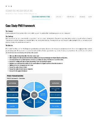 Case Study PMO Framework