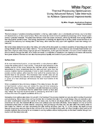 Rotary Tube Internals to Achieve Operational Improvements 
