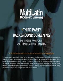 Third Party Background Screening: The invisible workforce who handle your information