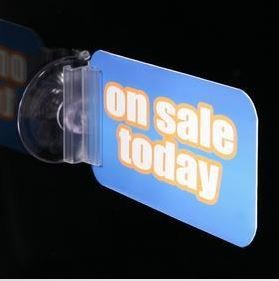 Suction Cups Sign Holder